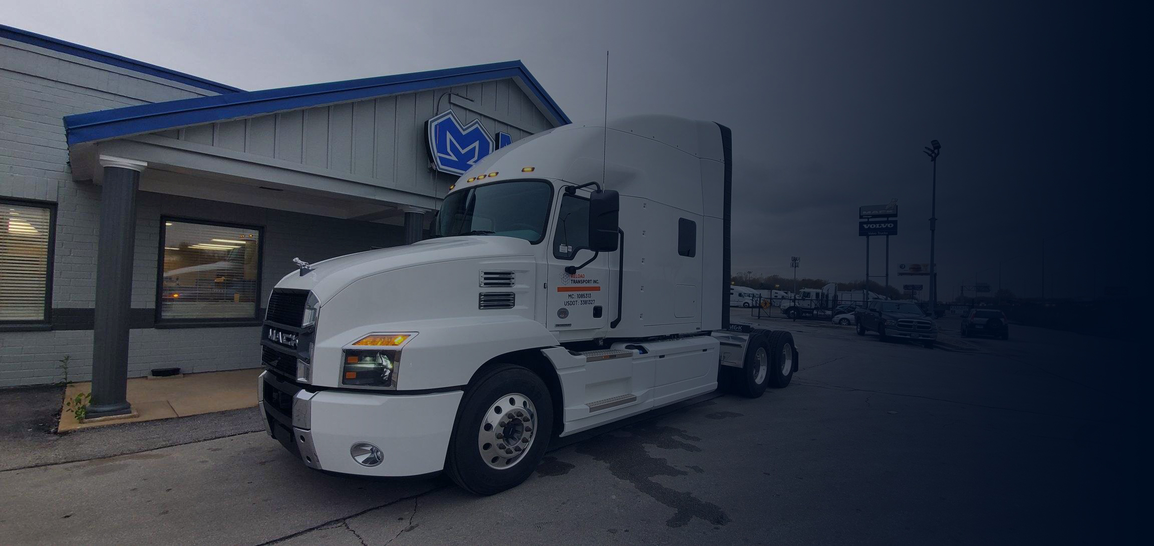 Reload Transport truck at an operating facility